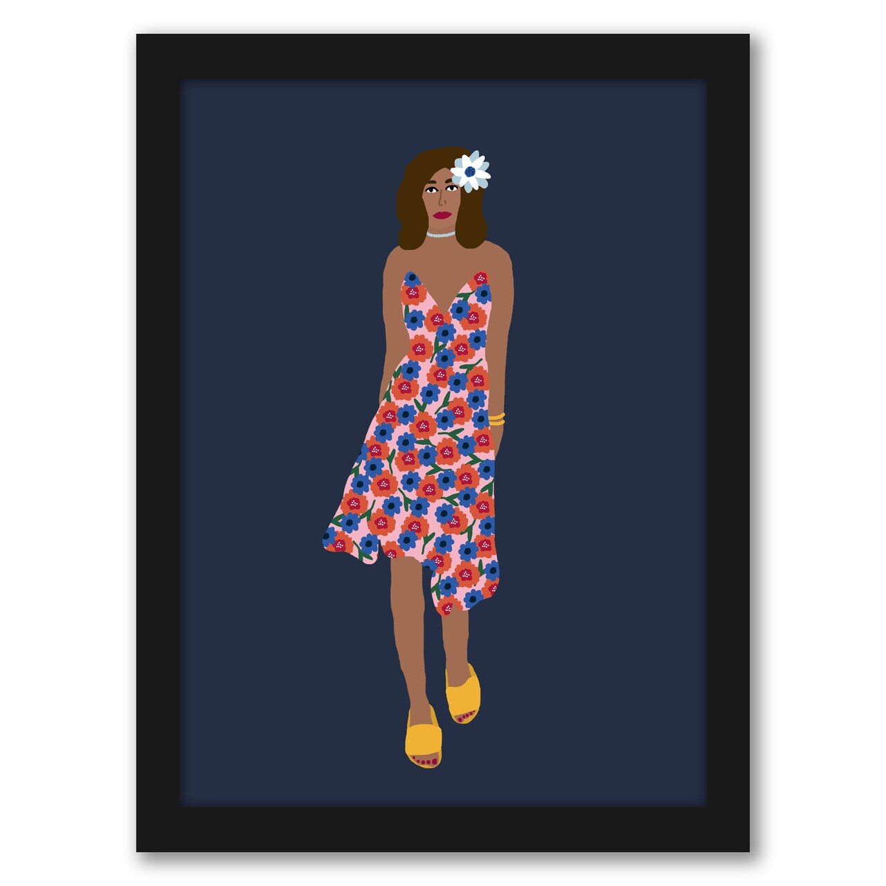 Girl Ready To Party by Studio Grand-Pere Frame  - Americanflat